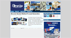 Desktop Screenshot of oneupmarketing.com